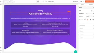 Webiny-drag-and-drop-editor