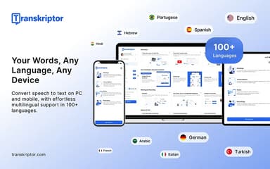 Transkriptor Convert Speech To Text