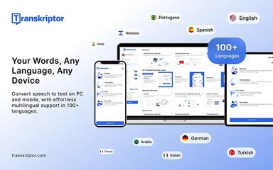 Transkriptor Convert Speech To Text