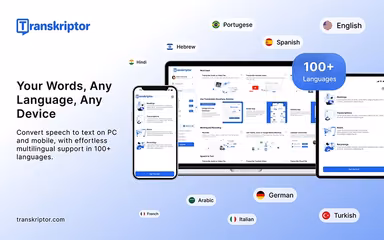 Transkriptor Convert Speech To Text
