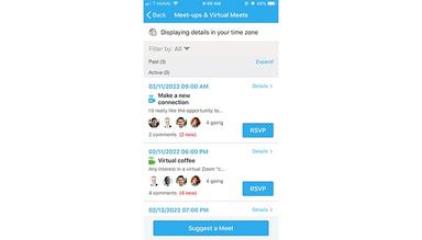 Whova Virtual Meetups