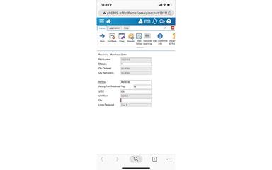 Wireless Warehouse Management Receiving