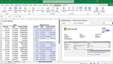 DataSnipper Cross Reference Excel With Supporting Evidence