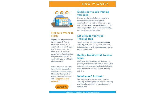 With its constantly evolving software platform, Coggno continues to establish its presence in the Online Training space