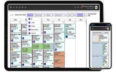 WordDash Job Calendar