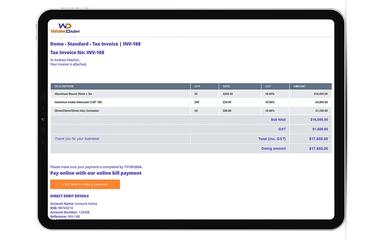 WordDash invoice software