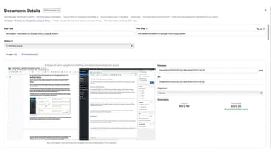 Wordable Edit document details