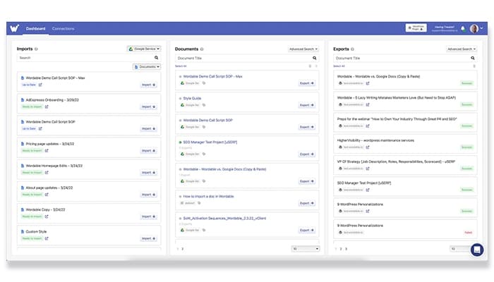 Wordable Import documents