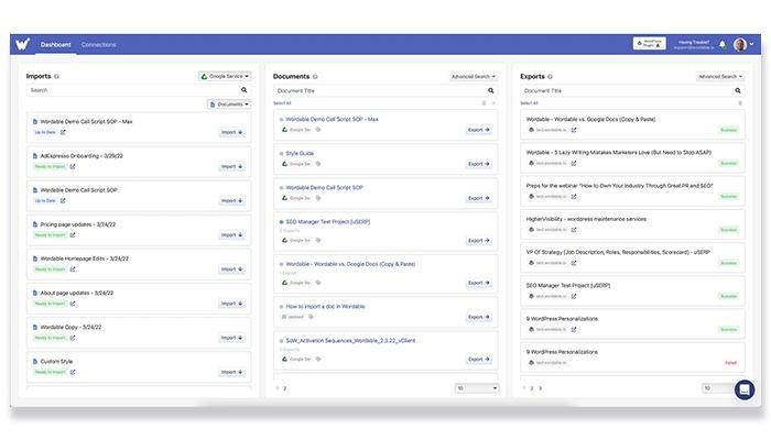 Wordable Import documents