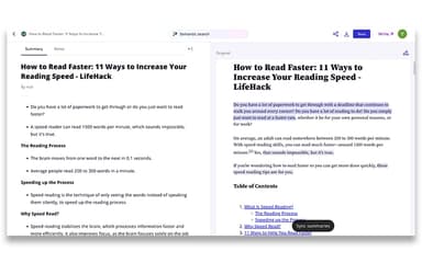 Wordtune: Summarize Long Articles