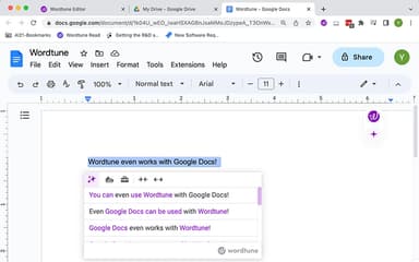 Wordtune: Write Where You Work