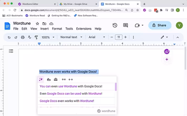 Wordtune: Write Where You Work