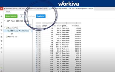 Workiva Evidence Management