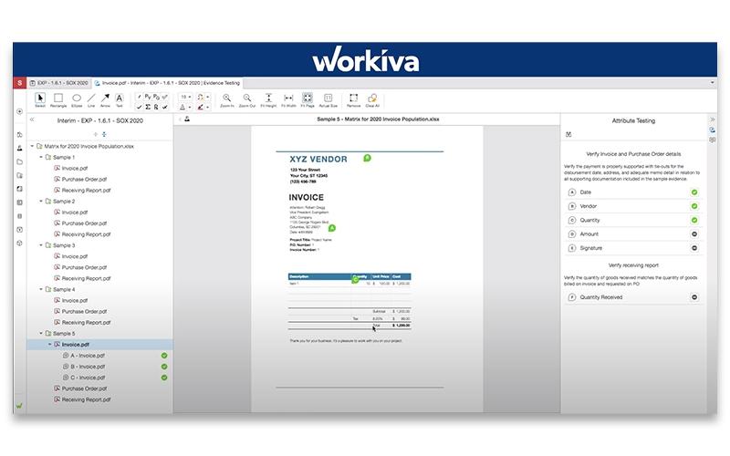 Workiva Testing