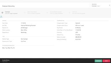 Worklio Employee onboarding