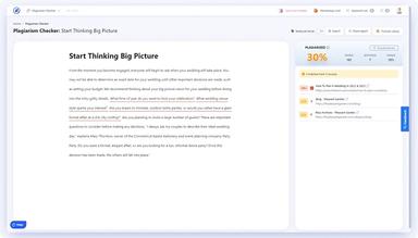 WriterZen Plagiarism Checker