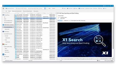 X1 Search Unified Across Data Sources
