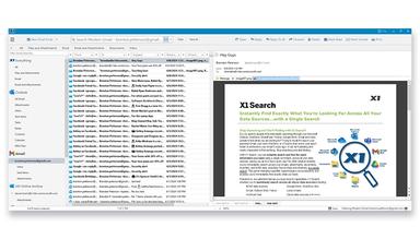 X1 Search and Find Gmails