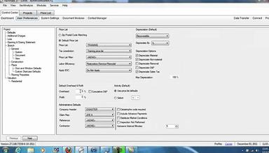 Xactimate User preferences
