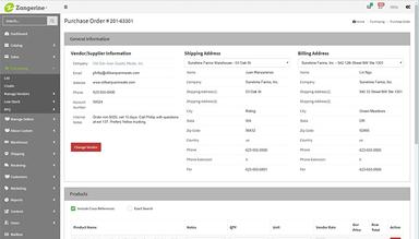 Zangerine Purchase Order