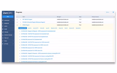 System of Record Details
