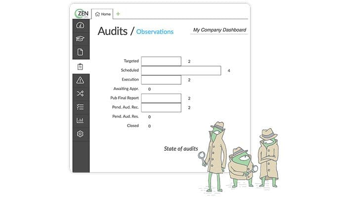 ZenQMS Organize audits from planning to execution so you're always prepared. Streamline your entire GxP audit and supplier qualification process