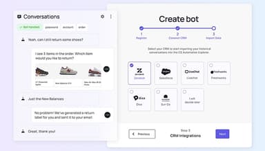 Zendesk AI agents (Ultimate) CRM-Integrations