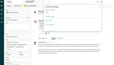 Zendesk Suite Create New Articles