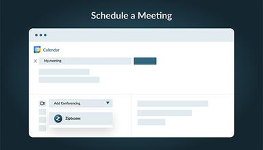Zipteams Integration with Google & Outlook Calendars