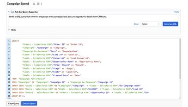 Zoho Analytics OpenAI Integration