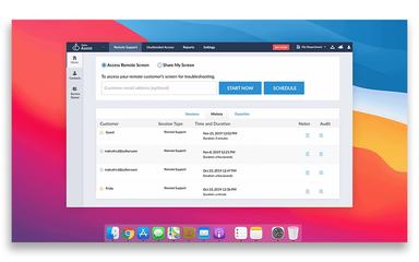 Zoho Assist Access Remote Screen