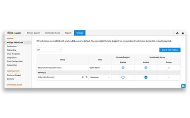 Zoho Assist Settings
