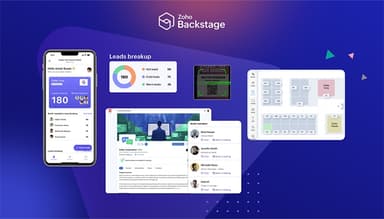 Zoho Backstage software Exhibition Management