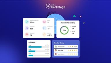 Zoho Backstage software Real time Event Analytics