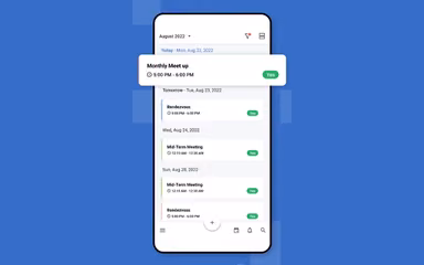 Zoho-Calendar Meet Ups