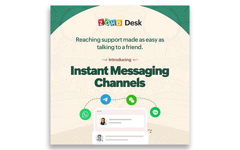 Zoho Desk Instant Meeting Channels