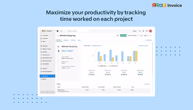 Zoho Invoice website designing