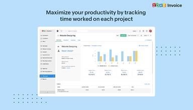 Zoho Invoice website designing