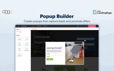 Zoho LandingPage Popup Builder