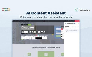 Zoho LandingPage AI Content Assistant