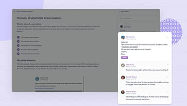 Zoho Learn Promote Collaborative Learning with Lesson Discussions