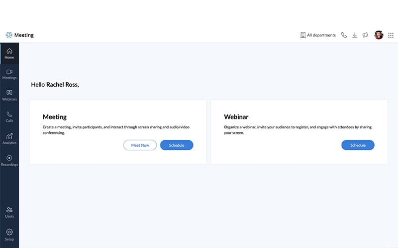 Zoho Meeting And Webinar