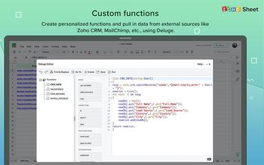 Zoho Sheet