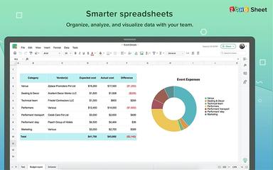 Zoho Sheet event details