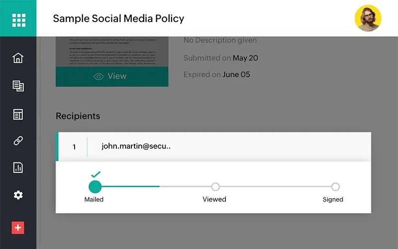 Zoho Sign Social Media Policy