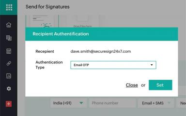 Zoho Sign Send For Signatures