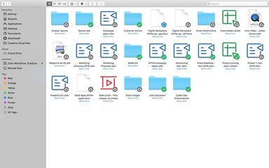 Zoho WorkDrive Files