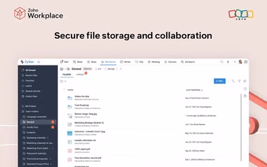 Zoho Workplace Secure File Storage And Collaboration