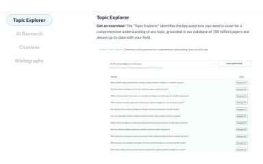AI Writer Topic Explorer
