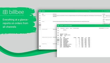 Billbee Everything at a glance reports on orders from all channels